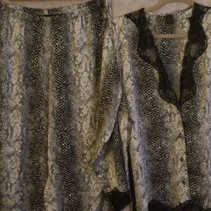 Frederick's of Hollywood Animal print Pajamas